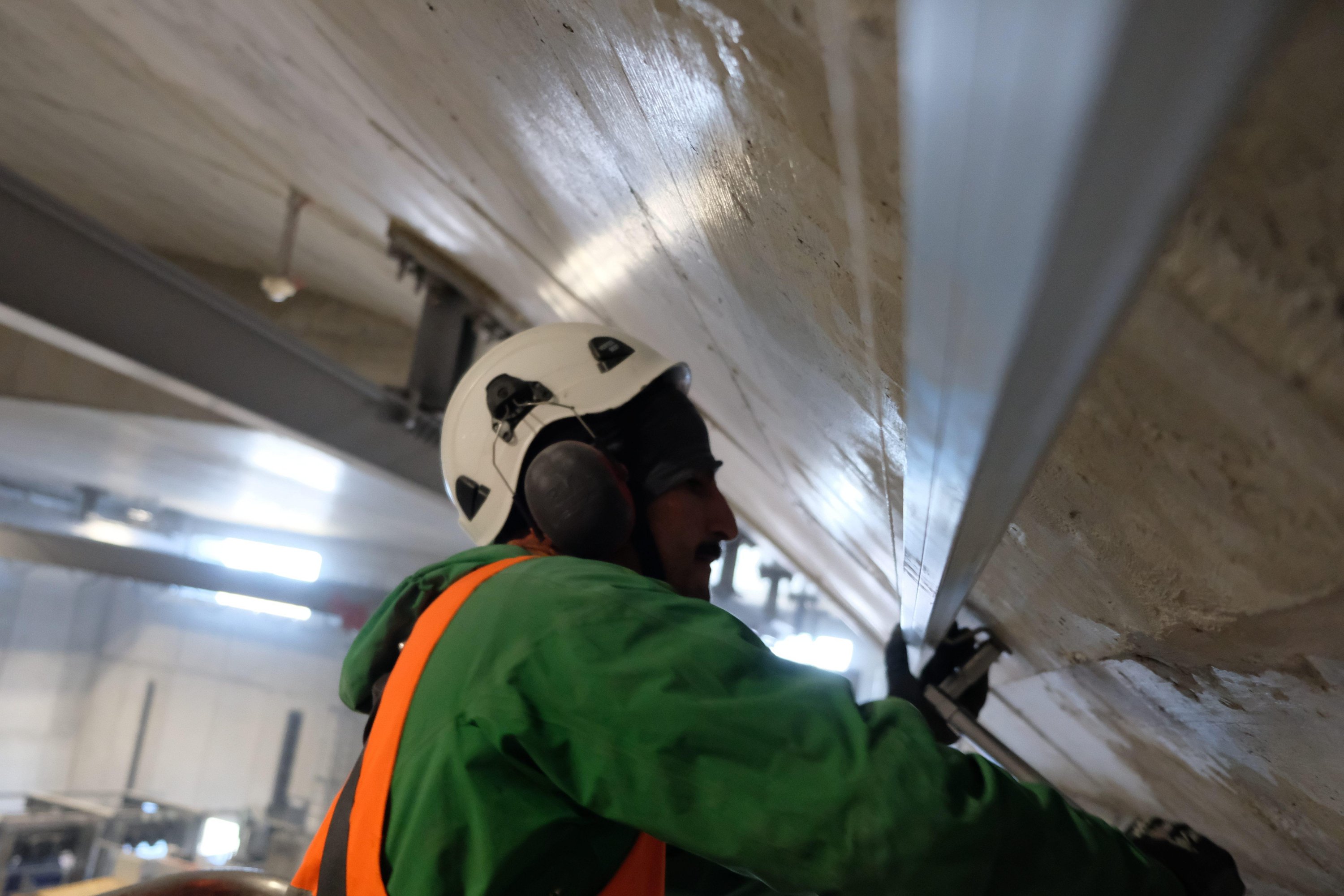 Montage einer Laufschiene  – Toprope